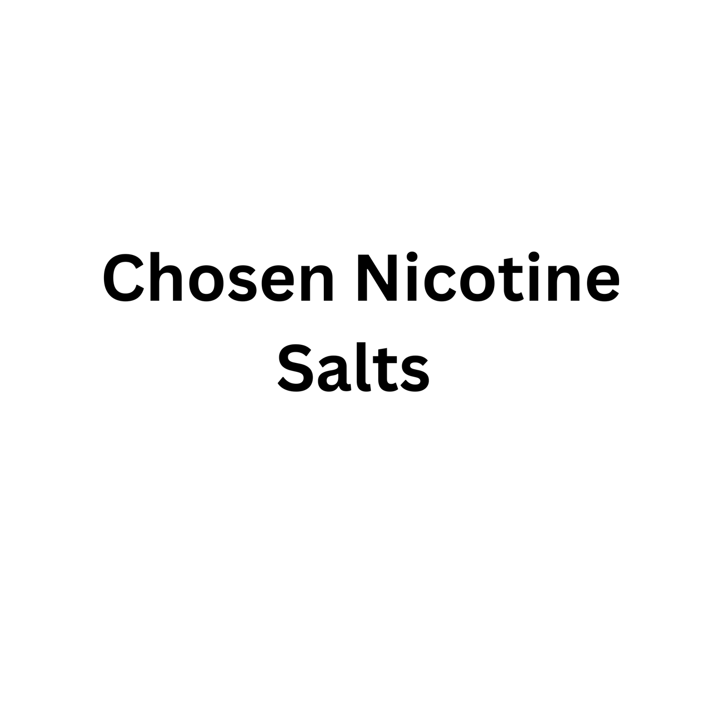 Chosen Nicotine Salts - Sweet Banana